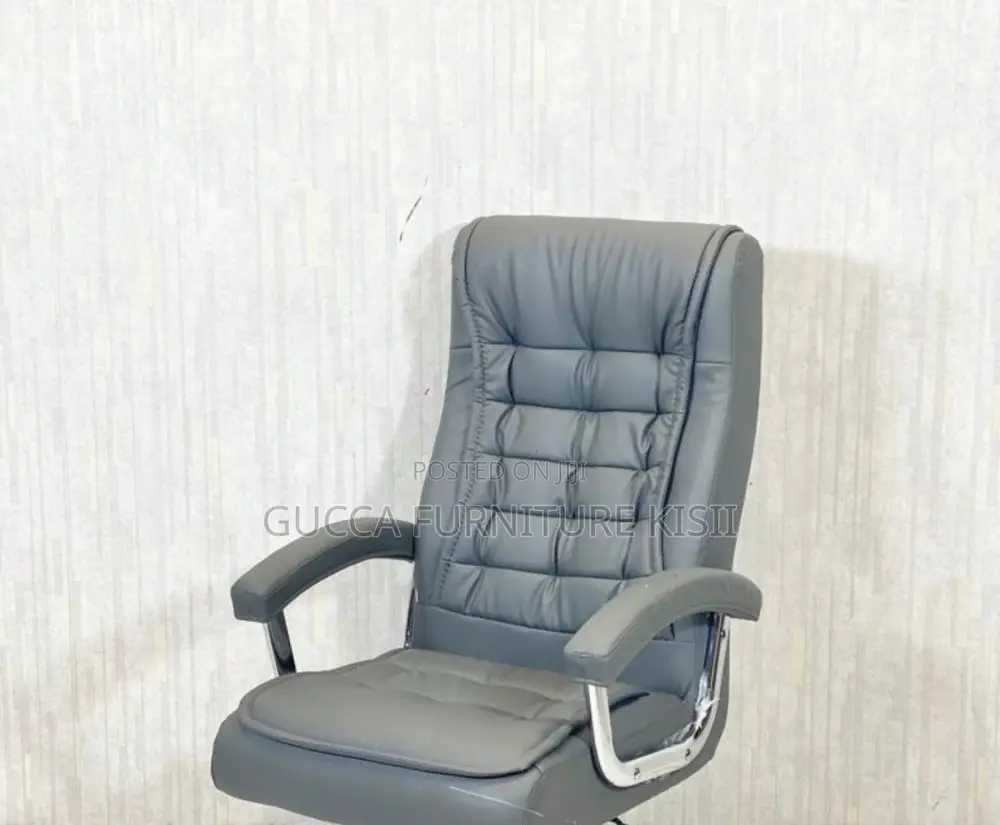 Office Chair; Executive Ergonomic Leather Office Chair