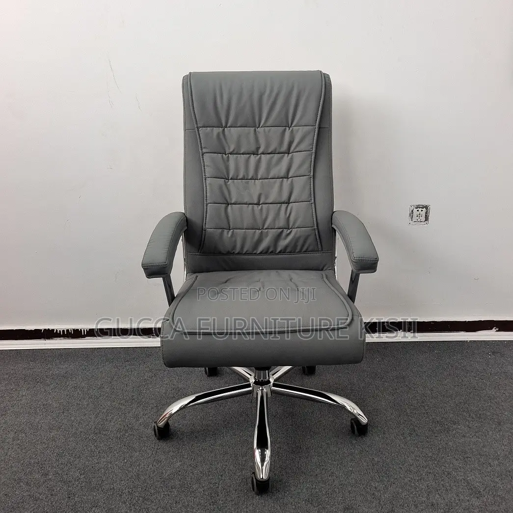 Office Chair; Executive Ergonomic Leather Office Chair