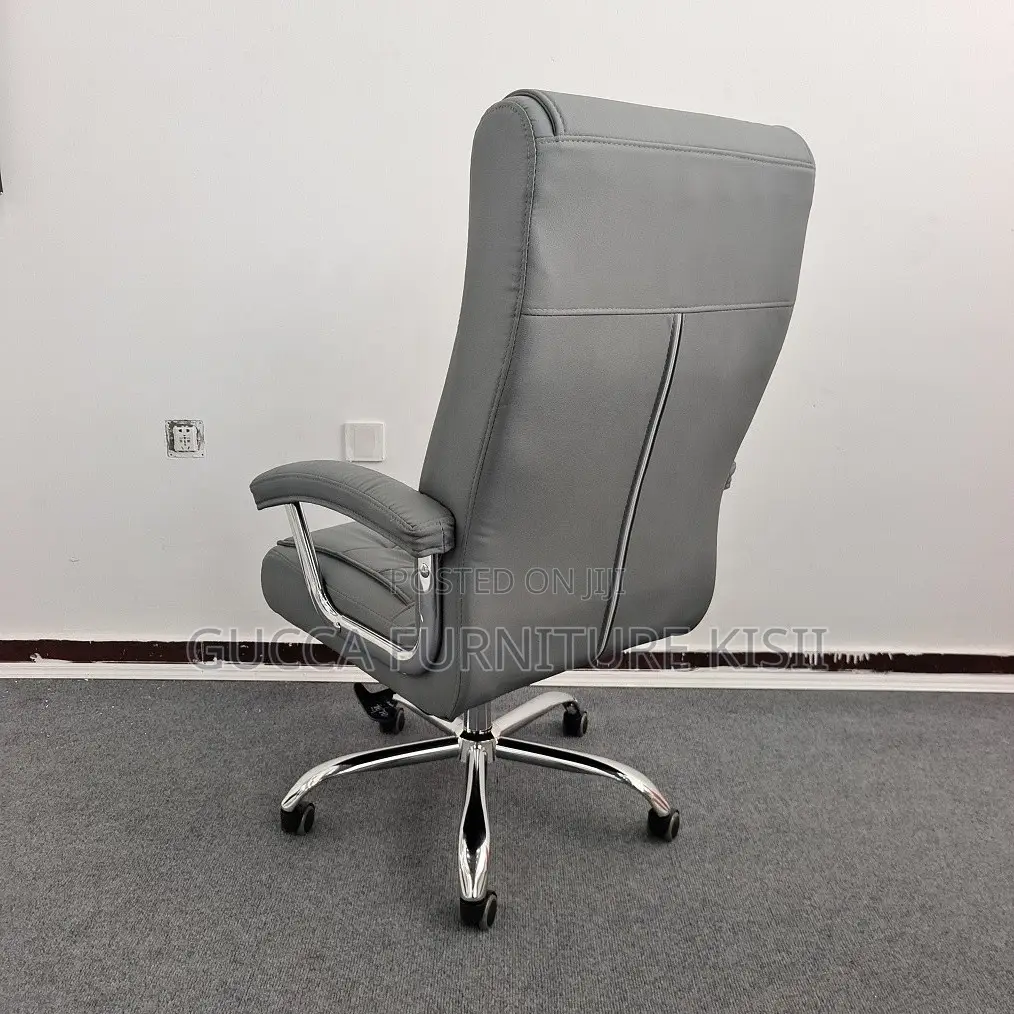 Office Chair; Executive Ergonomic Leather Office Chair