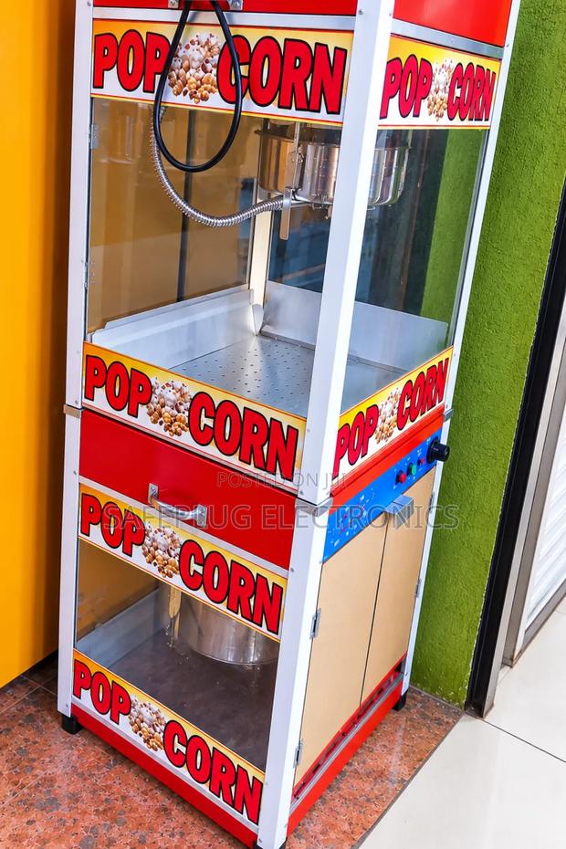 Commercial Popcorn Machine With Display - main view