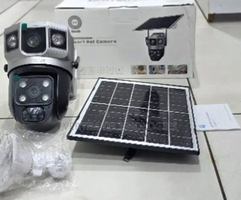Smart Net Camera Outdoor Solar Dual Lens 4G SIM CCTV