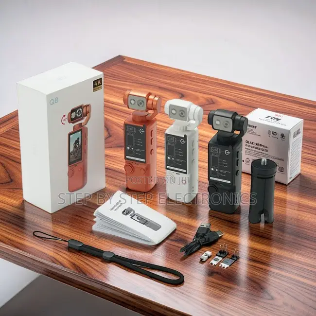Innovative Compact Q6,Q7,Q8 Rotating Video Recording Action Cameras