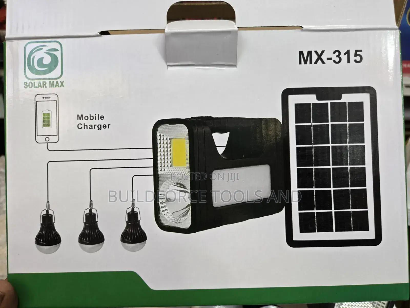 Solarmax Mobile Lighting Kit Small Solar System With Battery