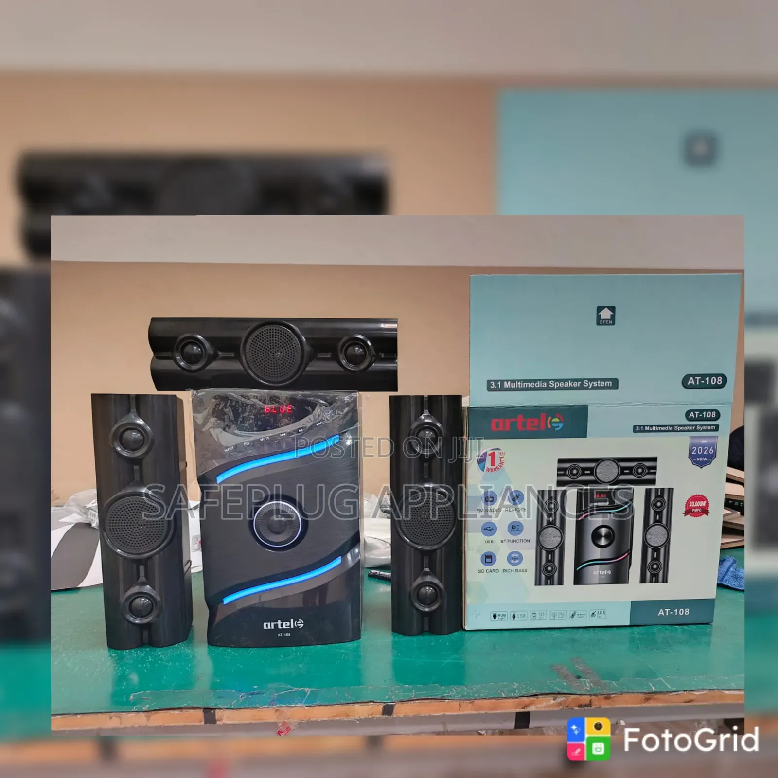 Artel AT-108 3.1CH Wooden Speaker System for Home