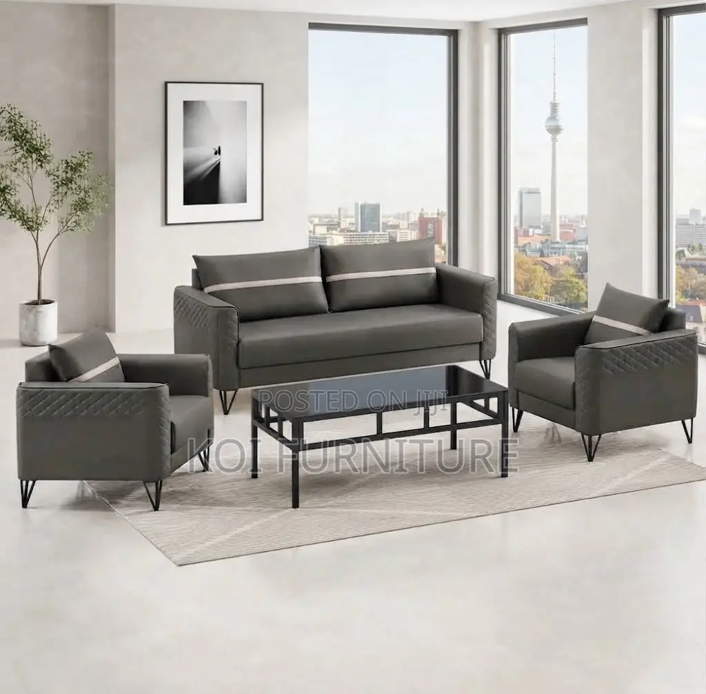 Office Sofa; Five Seaters Executive Coporeate Business Sofa Set
