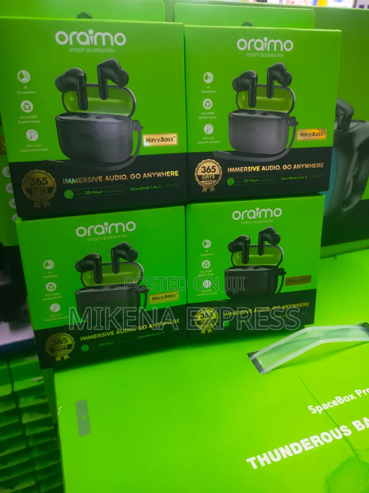 Experience 50 Hours of Pure Bass: Oraimo SpaceBuds Lite 2 TWS
