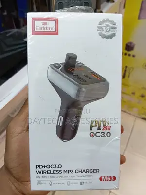 Earldom PD+QC3.0 Wireless MP3 Car Charger.
