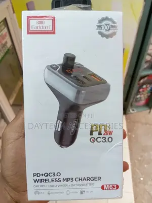 Earldom PD+QC3.0 Wireless MP3 Car Charger.