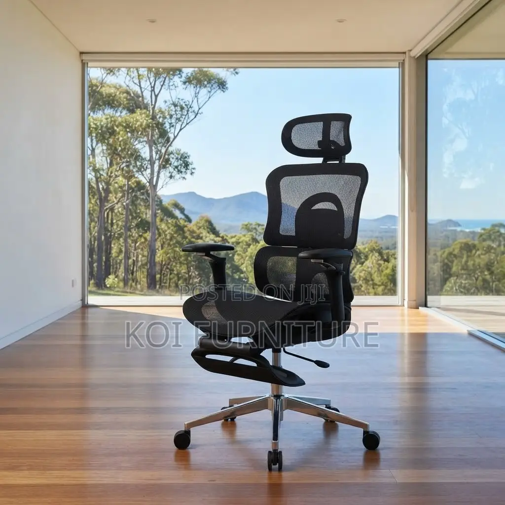 Office Chairs; Executive Orthopedic Premium Seats With Footrest