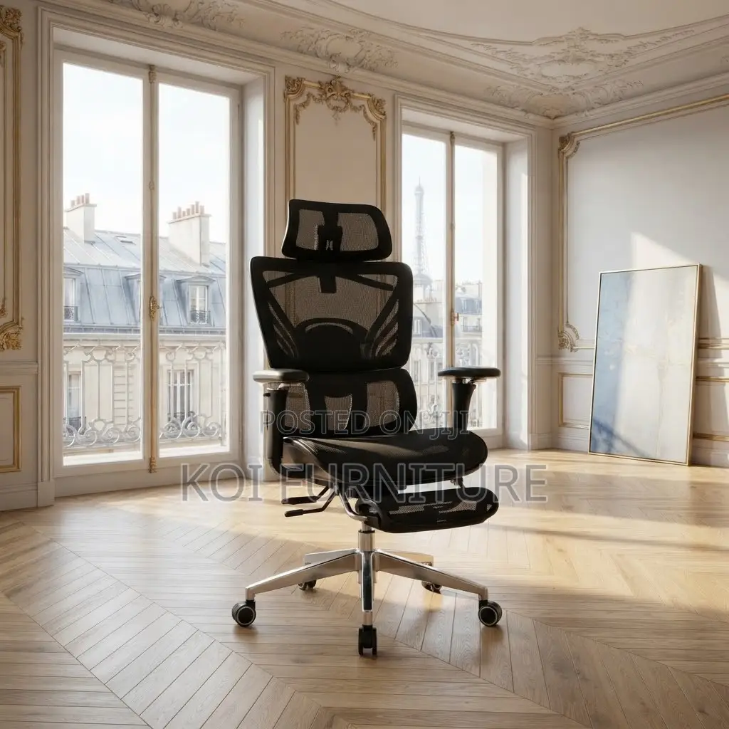 Office Chairs; Executive Orthopedic Premium Seats With Footrest