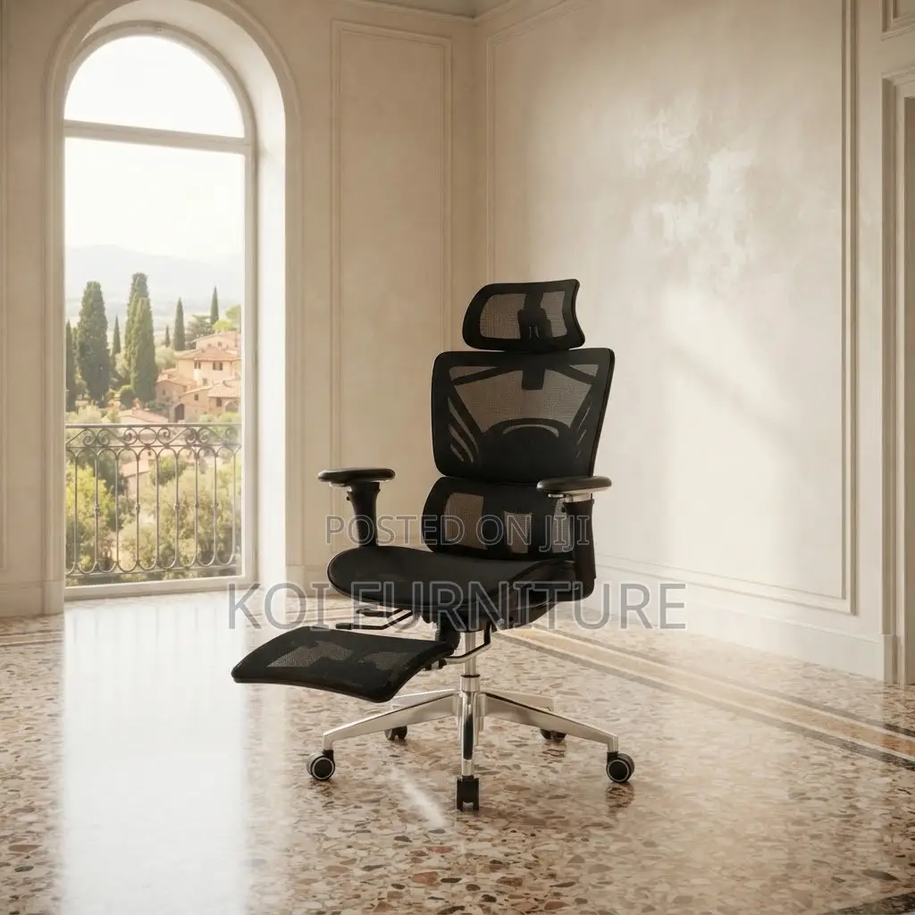 Office Chairs; Executive Orthopedic Premium Seats With Footrest