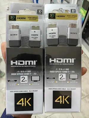 Sony 2M High Speed HDMI Cables (Model DLC-HE20HF) With Ethernet.