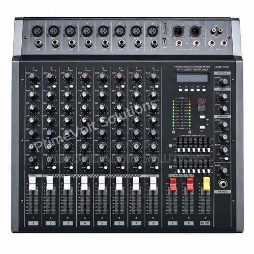 Powered Mixer 8 Channel With Inbuilt Amplifier :
