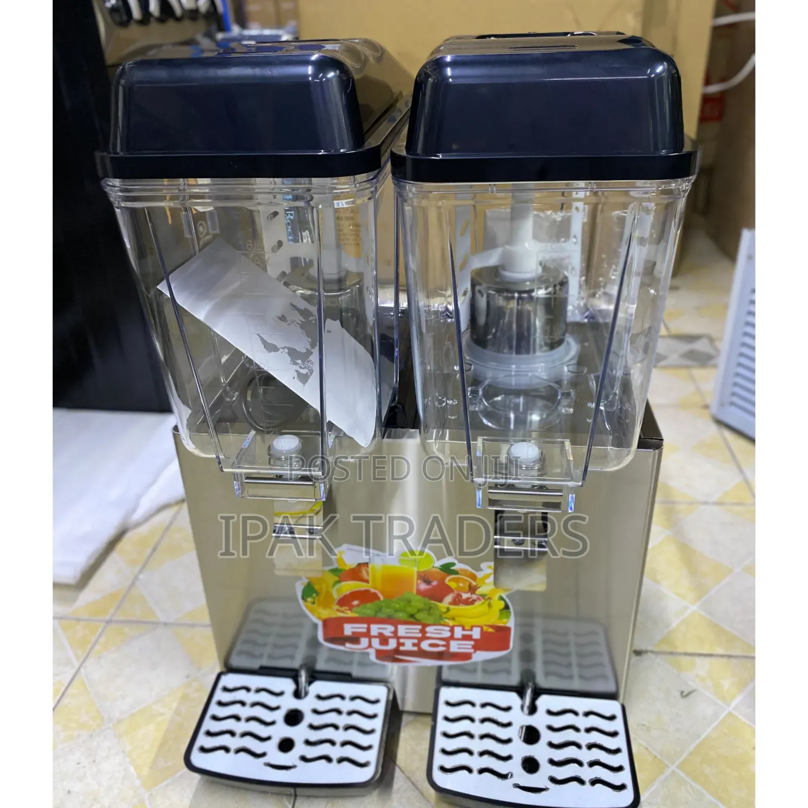 Euromax Commercial Juice Dispenser 2 Taps JD-162