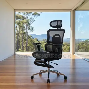 Office Chairs; Orthopedic Full Mesh Office Chair With Footrest