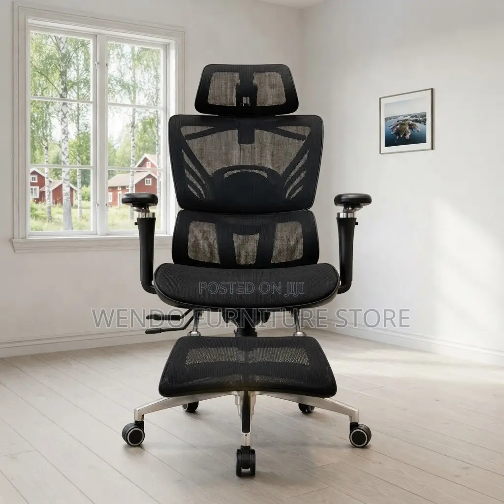 Office Chairs; Orthopedic Full Mesh Office Chair With Footrest