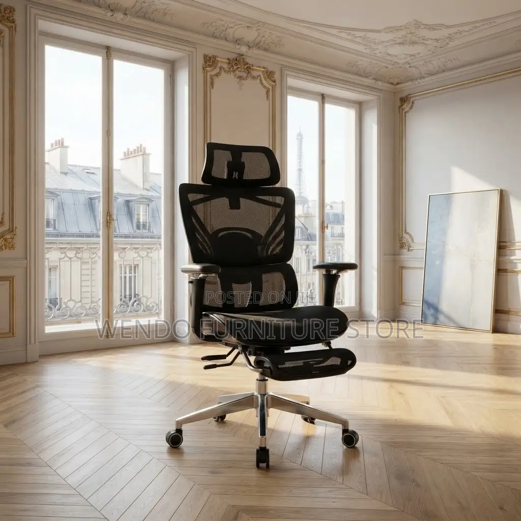 Office Chairs; Orthopedic Full Mesh Office Chair With Footrest