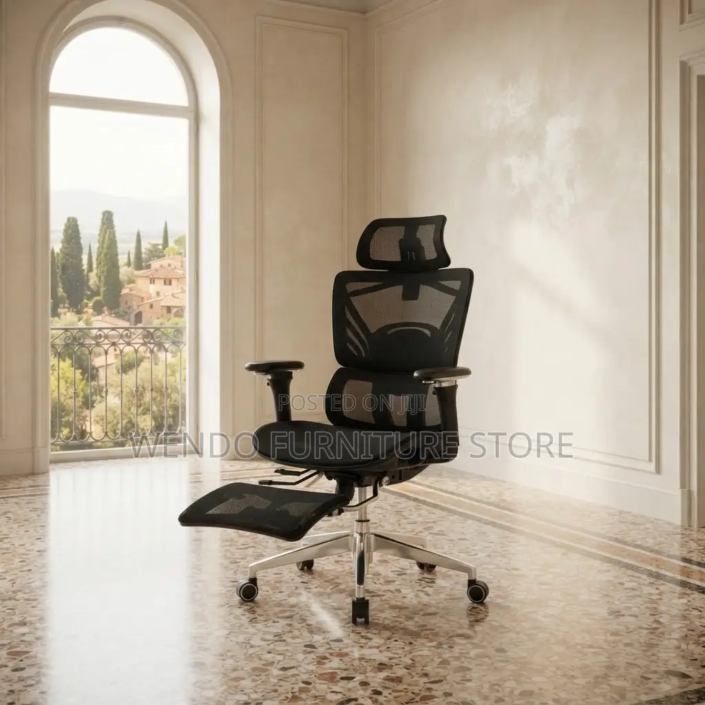 Office Chairs; Orthopedic Full Mesh Office Chair With Footrest