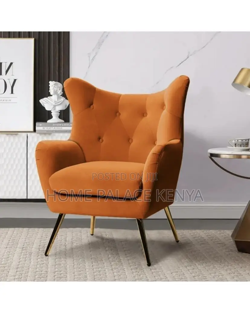 Accent Chair; Velvet Accent Armchair for Comfortable Home Seating