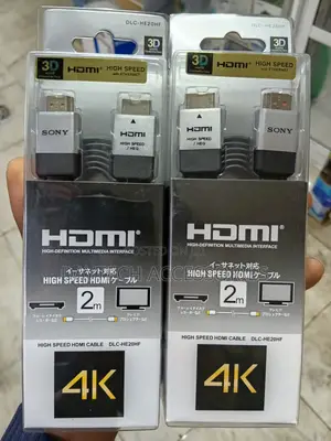 Sony 2M Flat High Speed HDMI Cable (Model DLC-HE20HF)