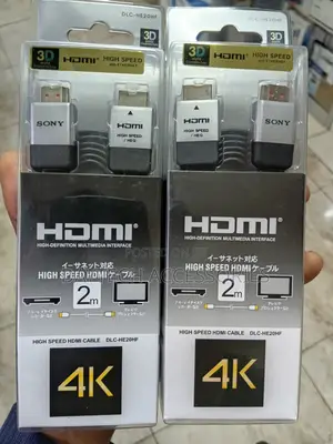 Sony 2M Flat High Speed HDMI Cable (Model DLC-HE20HF)