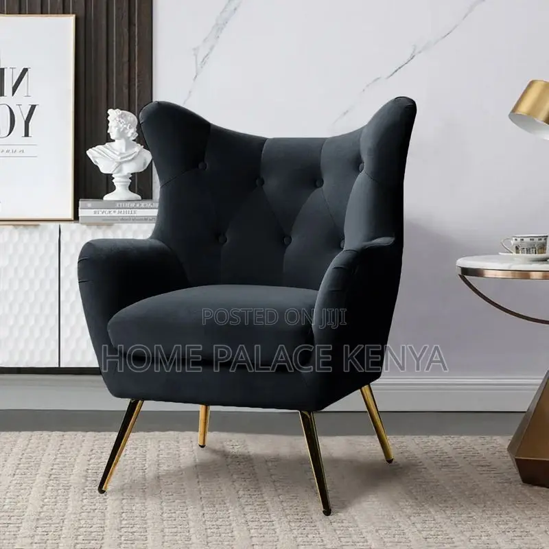Accent Chair; Velvet Accent Armchair for Comfortable Home Seating