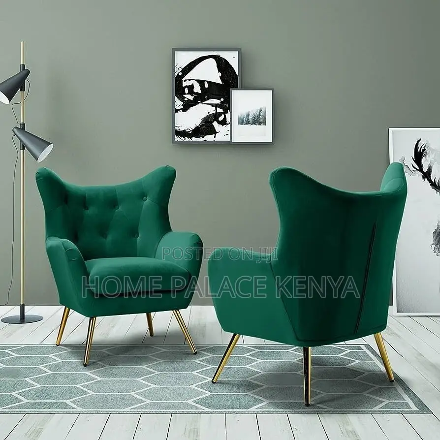 Accent Chair; Velvet Accent Armchair for Comfortable Home Seating