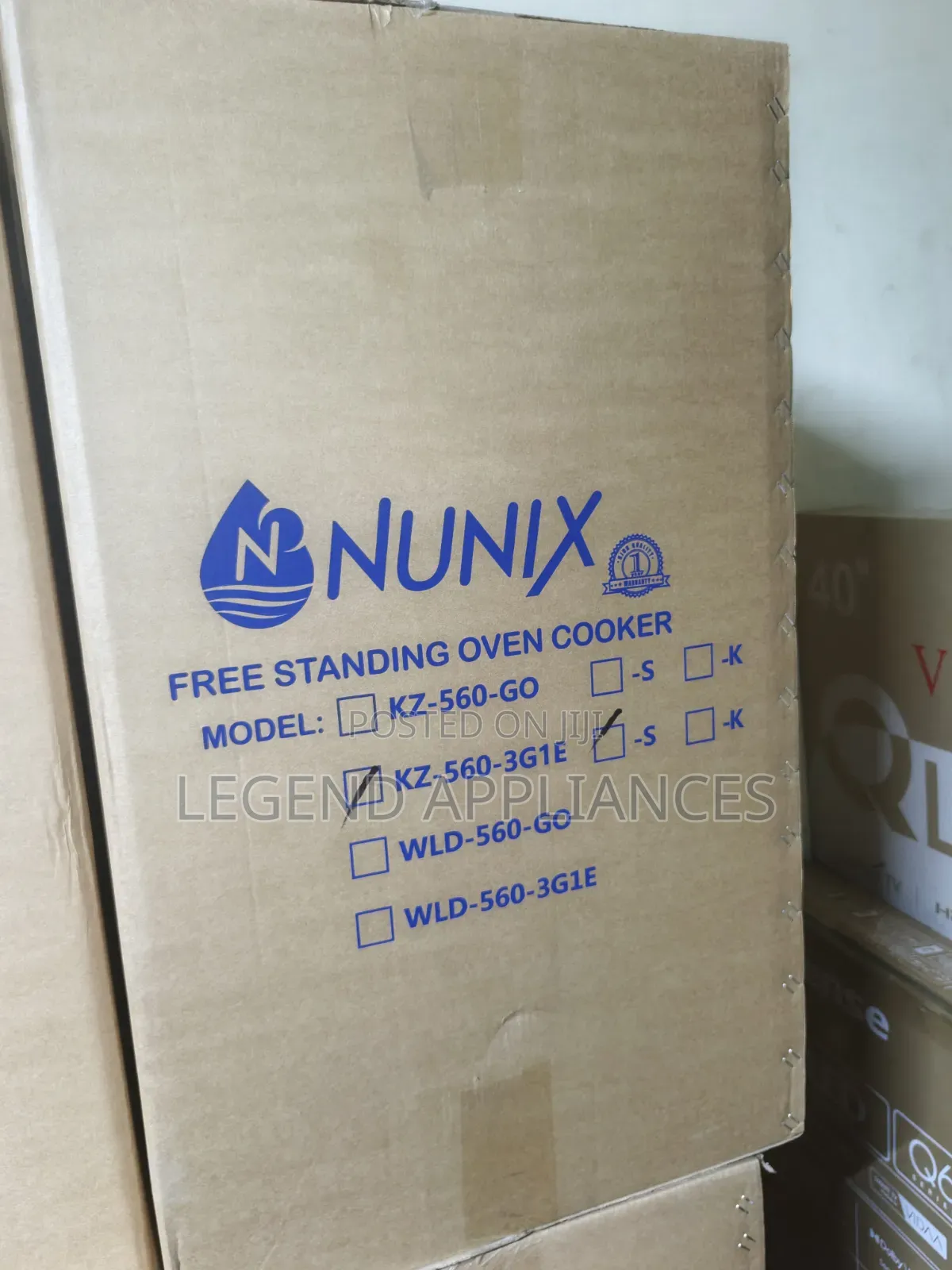 Nunix 3+1EO With Free Standing Oven Cooker