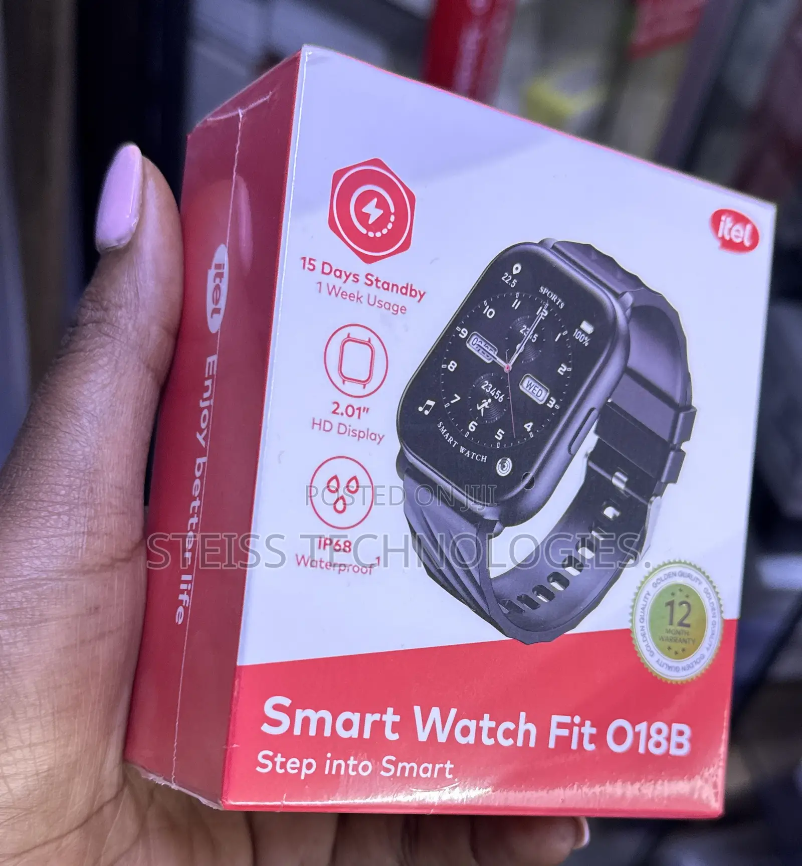 Itel Watch Fit 018b-Smartwatch