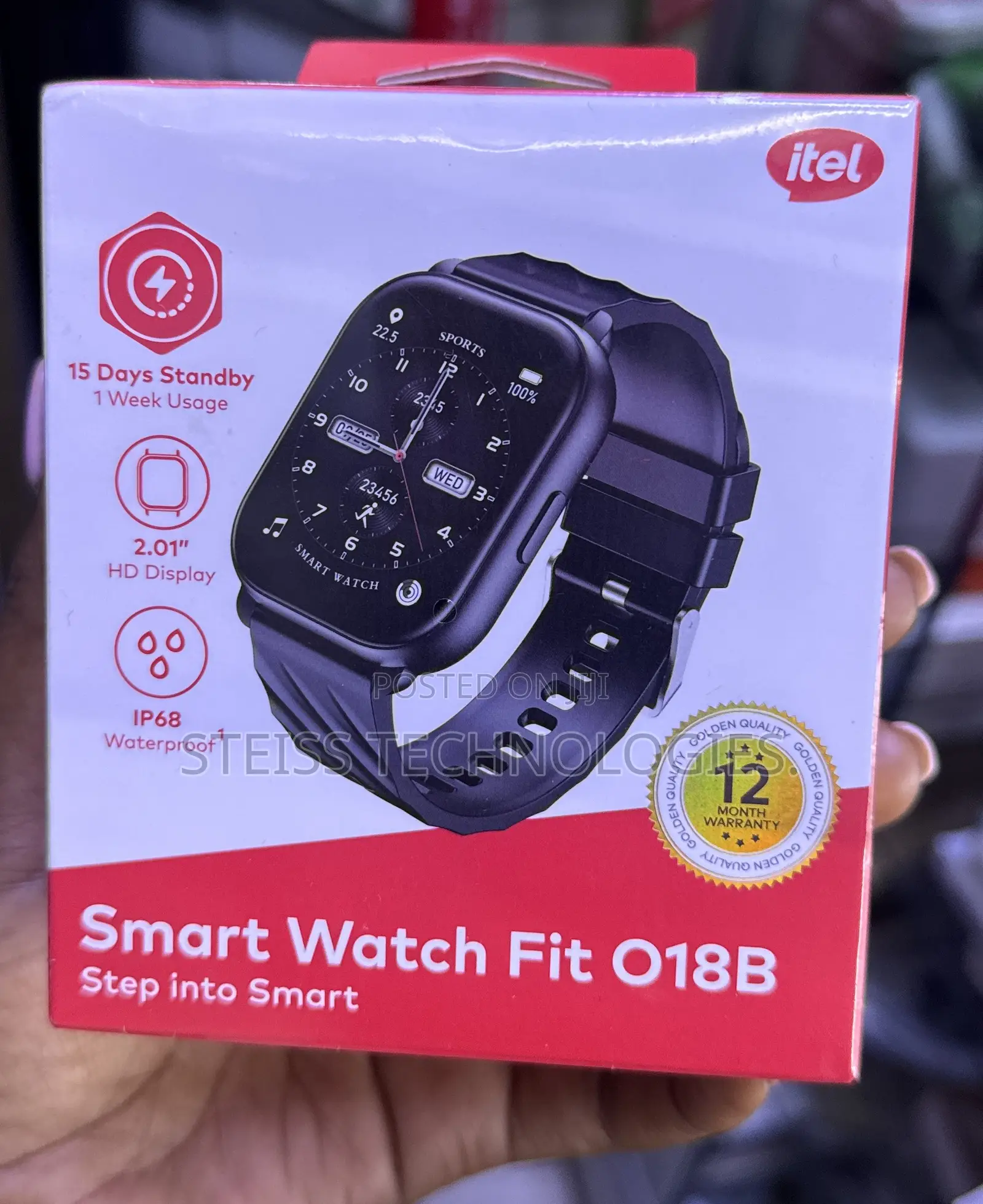 Itel Watch Fit 018b-Smartwatch
