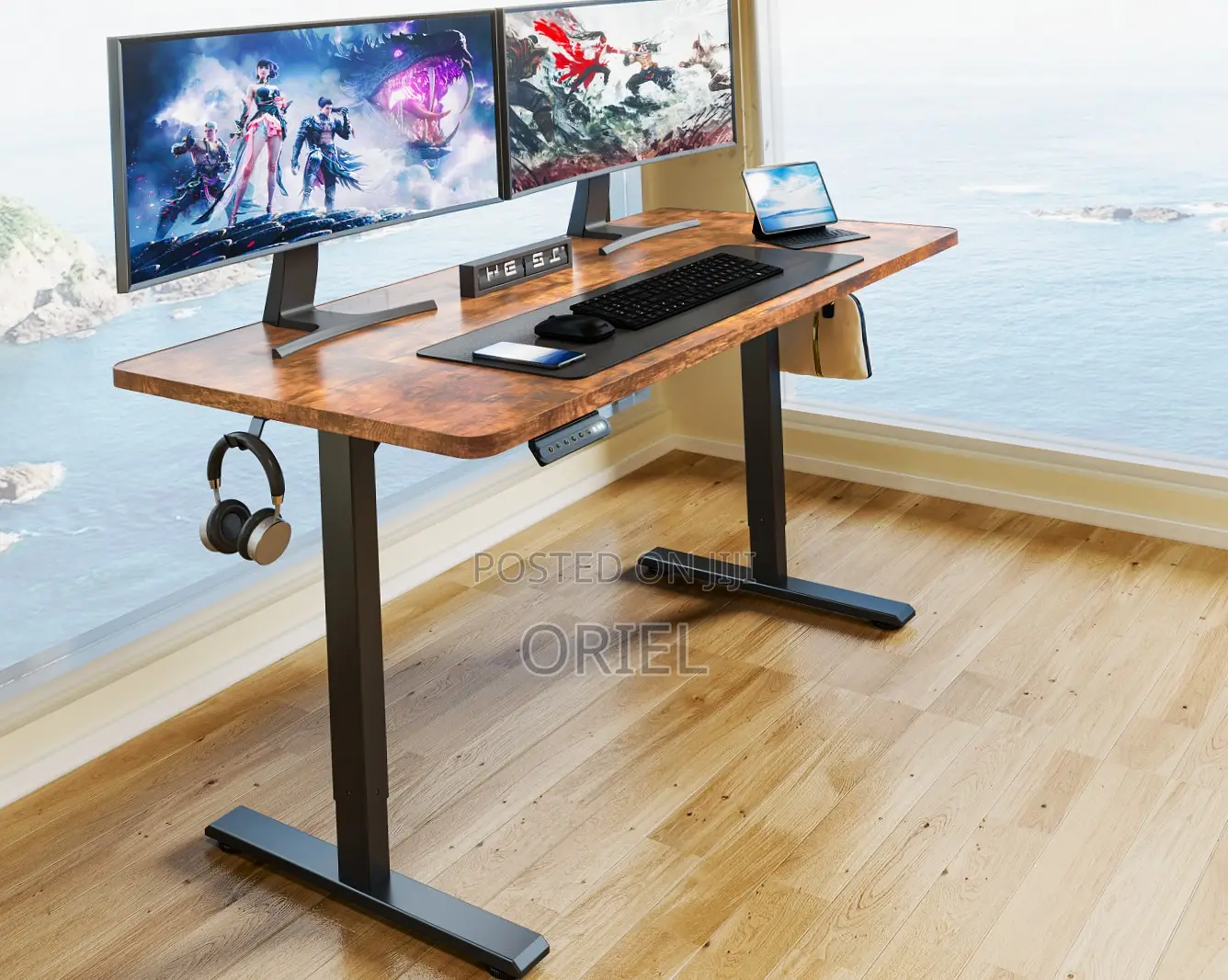 Office Chair : 200CM Electric Sit Stand Computer Table