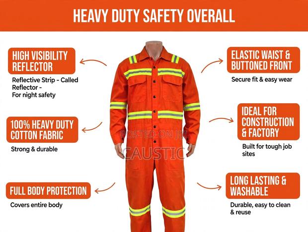 Heavy Duty Safety Overall All Colors Reflector Available