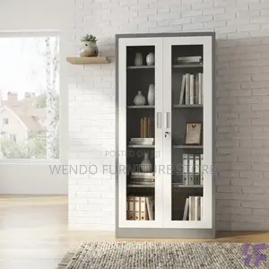 Office Cabinet; Executive Home Office Adjustable Cabinet With 2 Doors