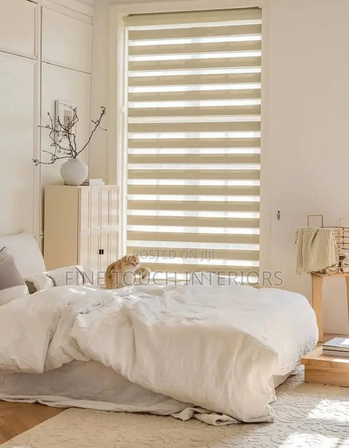 Sheer Window Roller Blinds for Bedroom Decor