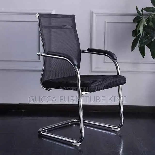 Office Chair; Mesh Back Cantilever Office Chair