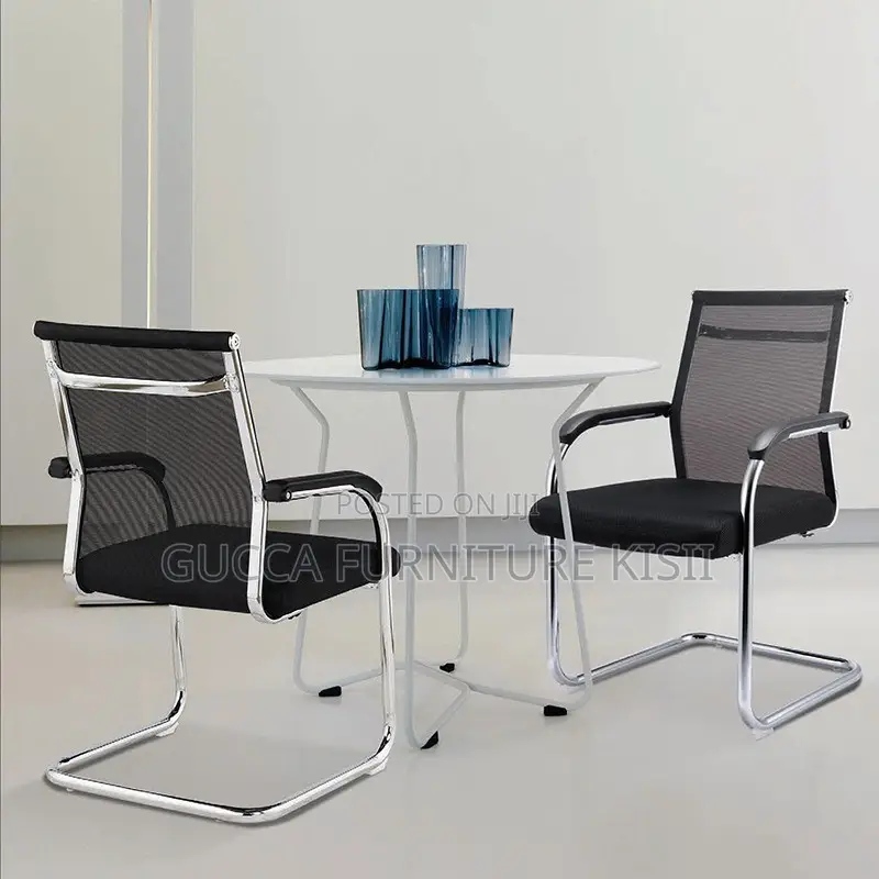 Office Chair; Mesh Back Cantilever Office Chair