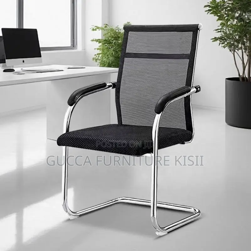Office Chair; Mesh Back Cantilever Office Chair