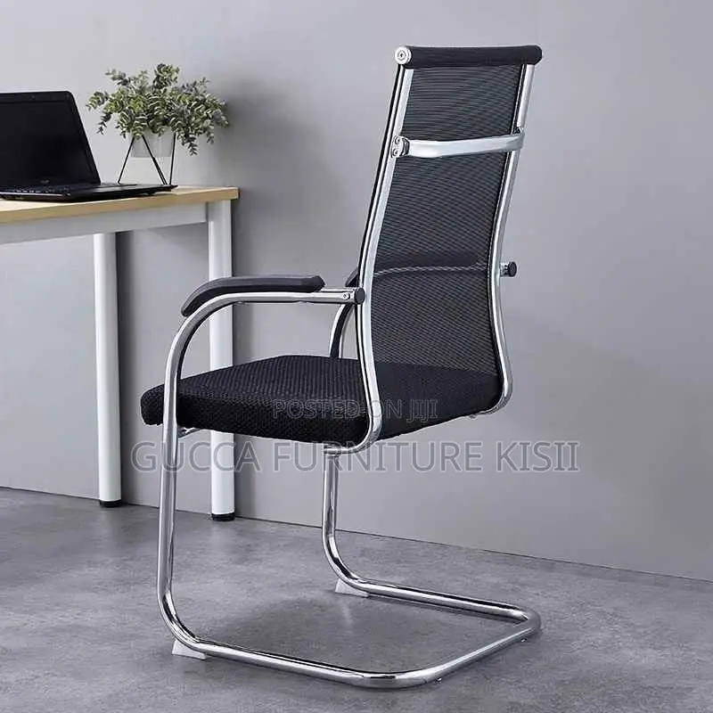 Office Chair; Mesh Back Cantilever Office Chair