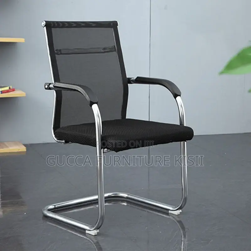 Office Chair; Mesh Back Cantilever Office Chair