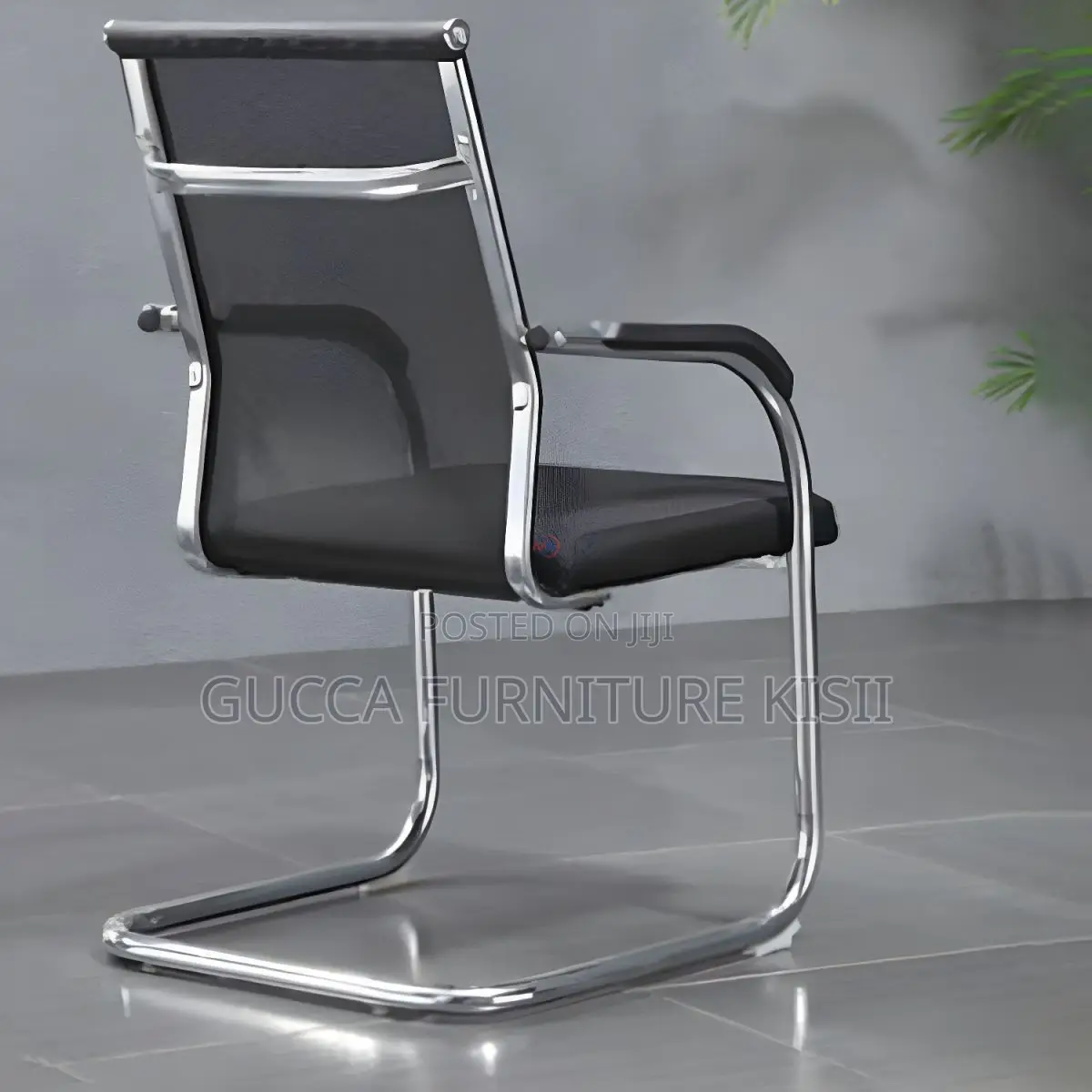 Office Chair; Mesh Back Cantilever Office Chair