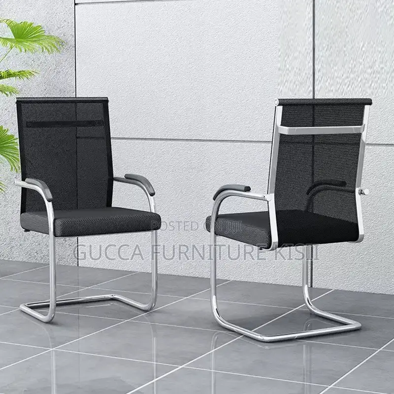 Office Chair; Mesh Back Cantilever Office Chair