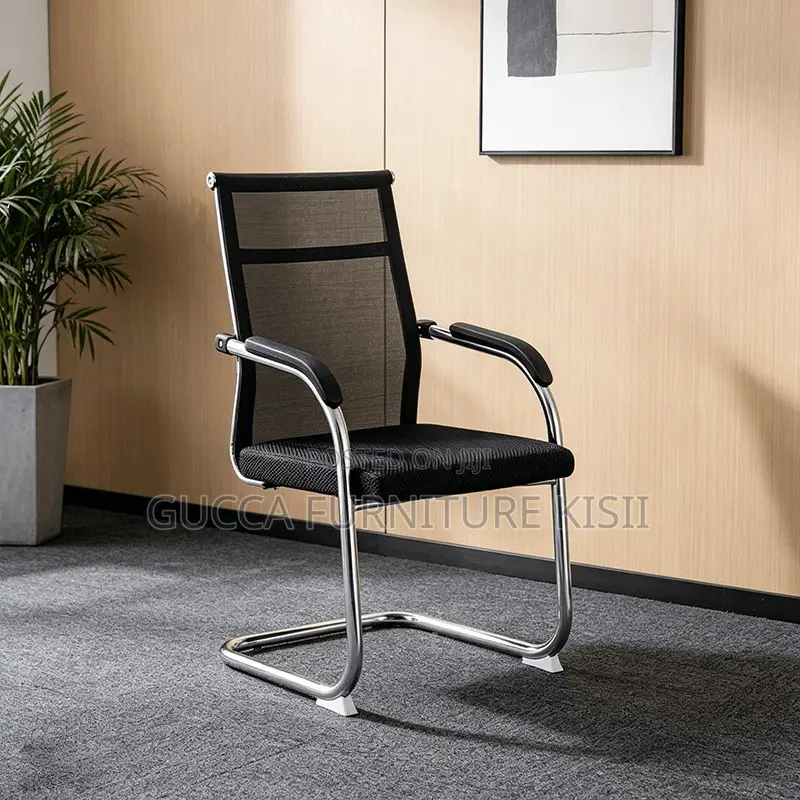 Office Chair; Mesh Back Cantilever Office Chair