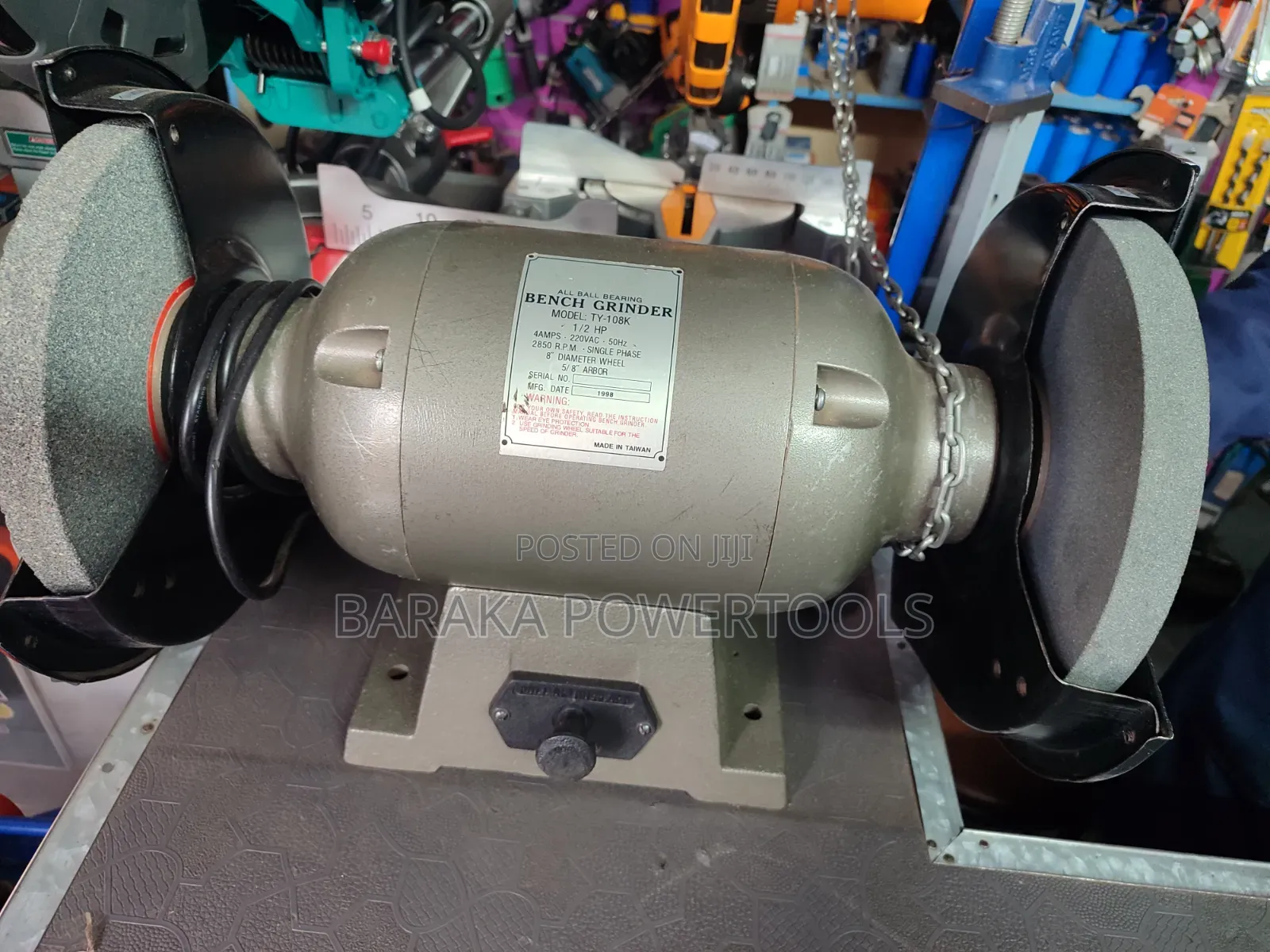 TY- Bench Grinder, Made in Taiwan.