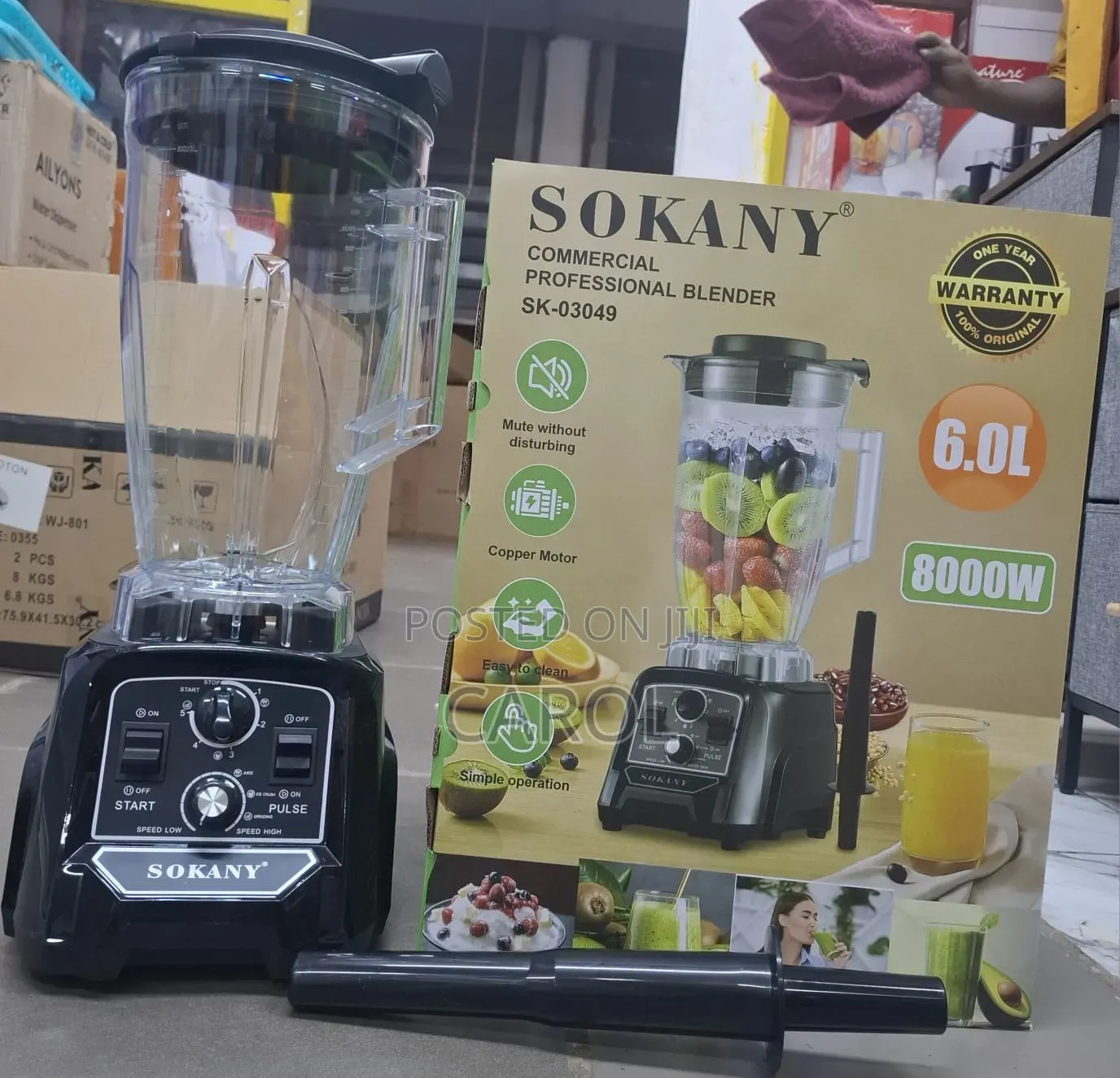 Sokany Commercial Blender
