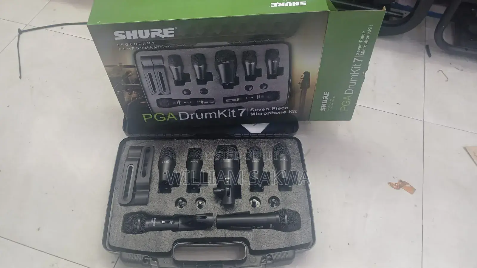 SHURE PGA 7 Piece Drum Kit
