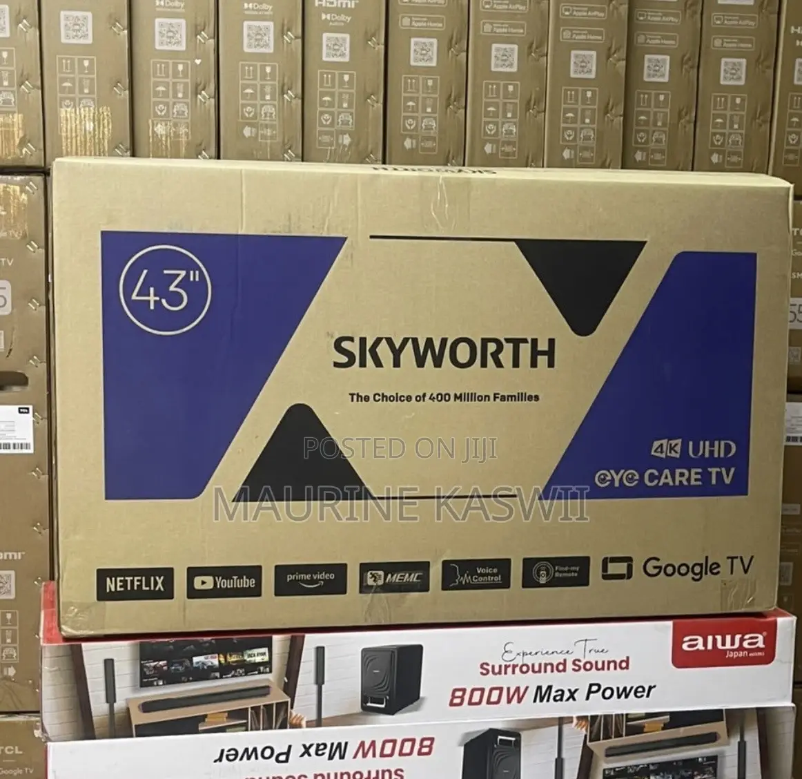 Skyworth 43”inch Google Uhd-43g6500
