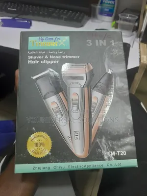 * 3in1 Rechargeable Shaver and Trimmer Set.*