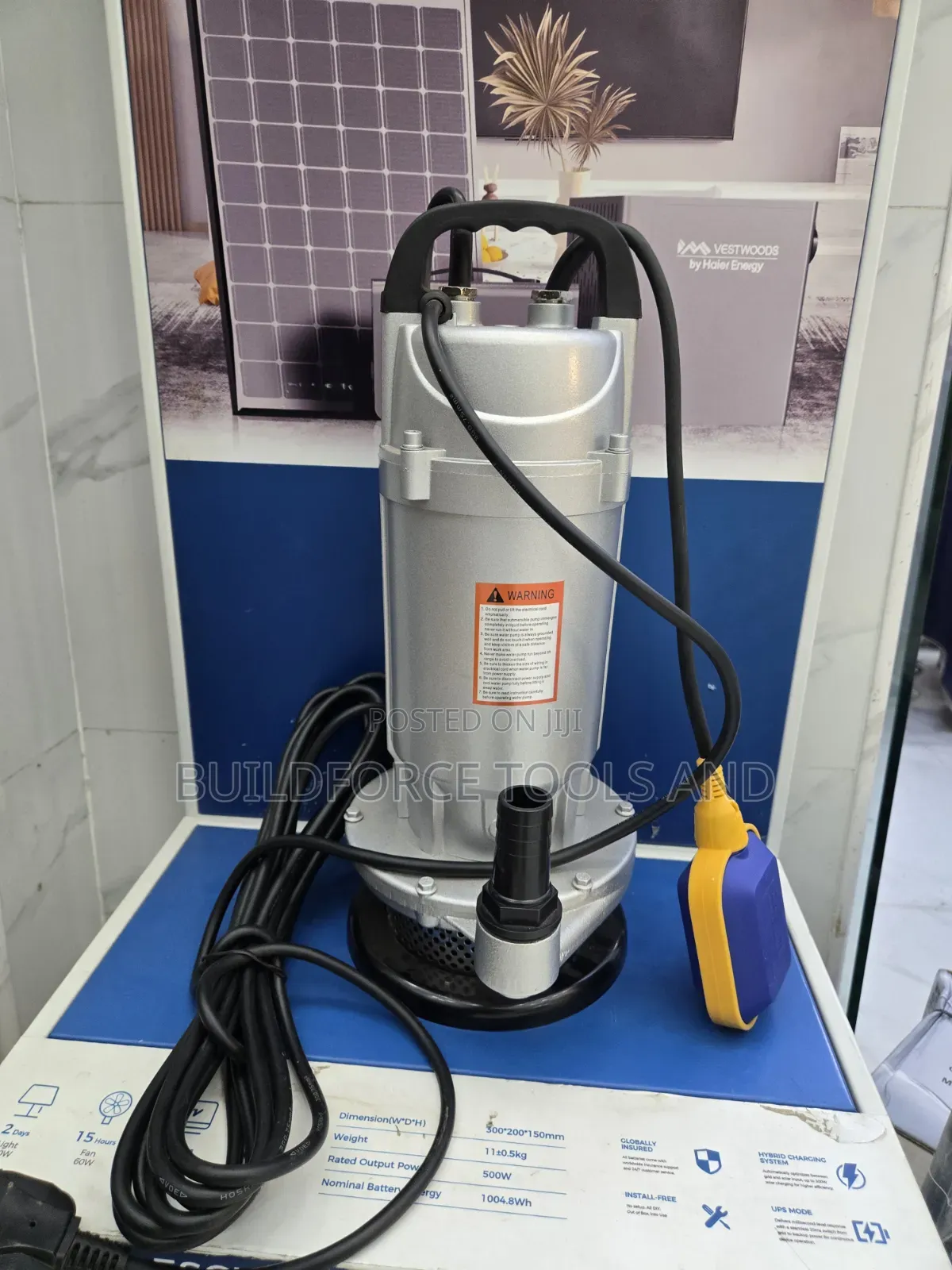 Freevel 1.0HP Submersible Water Pump Model: QDX1.5-32-750F