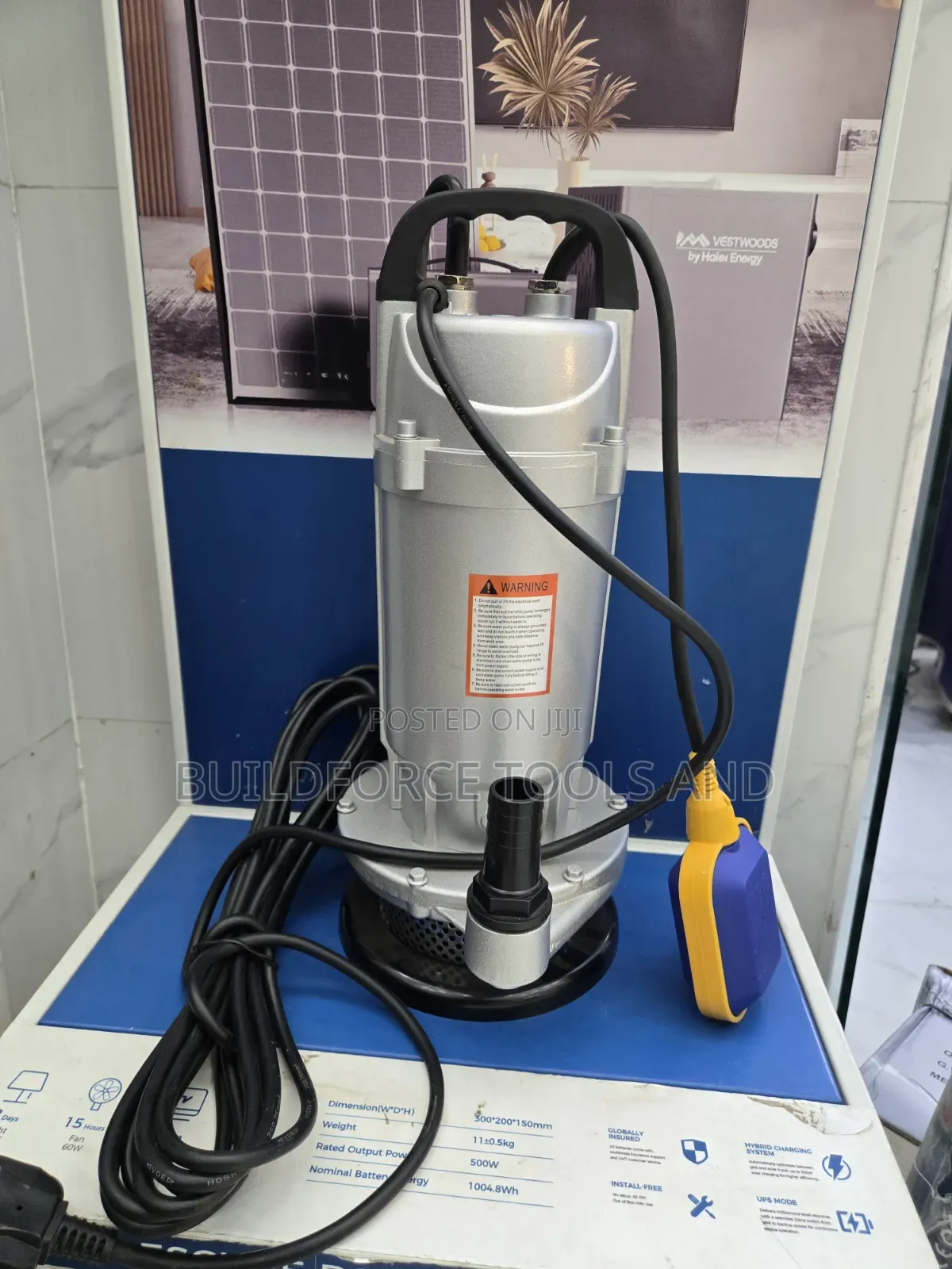 Freevel 1.0HP Submersible Water Pump Model: QDX1.5-32-750F