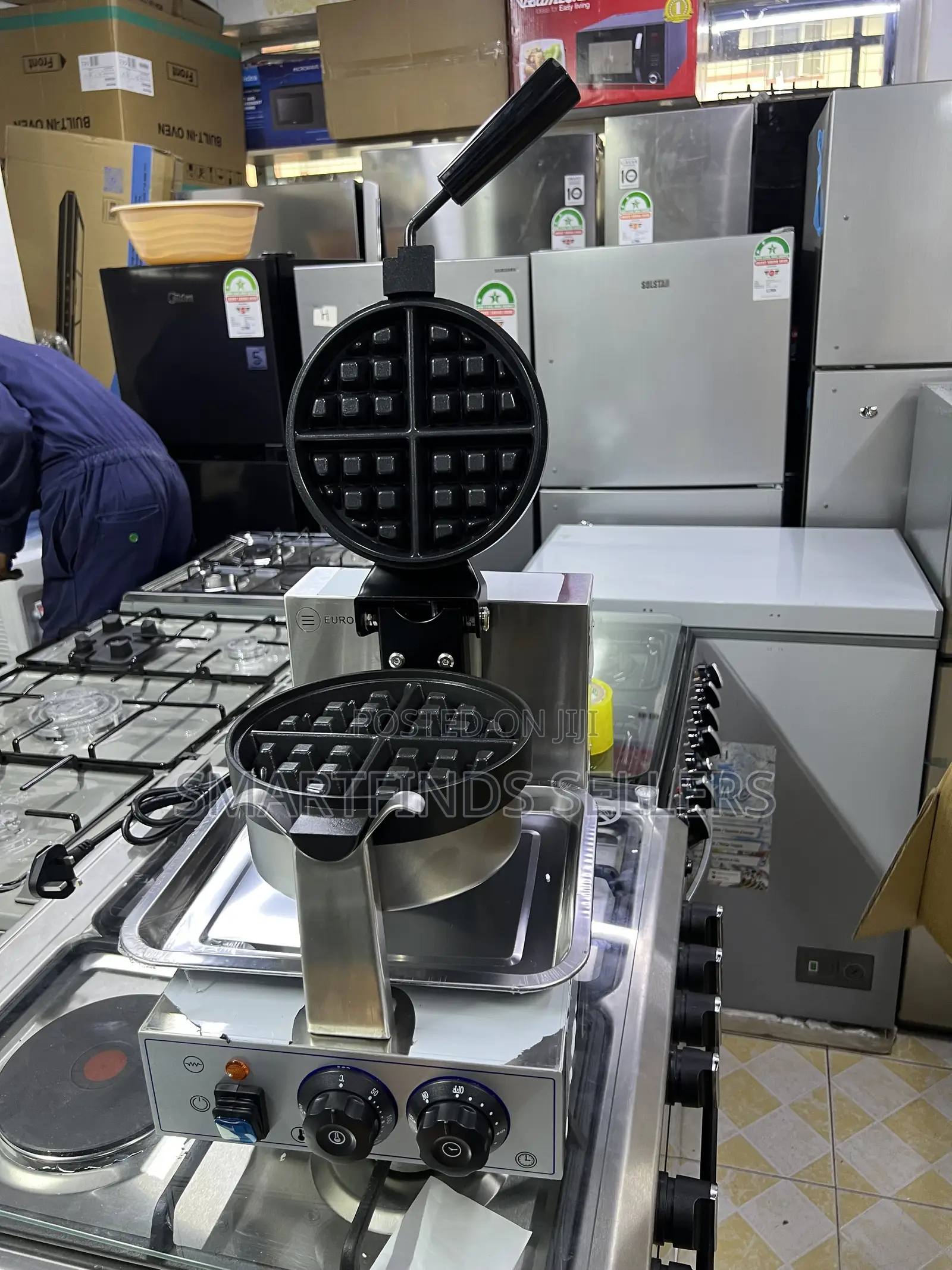 Euromax Single Rotary Waffle Baker
